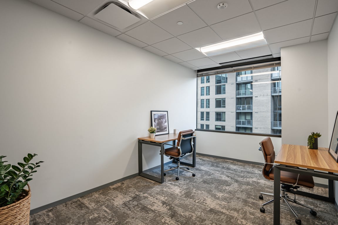 An interior shot of Windowed Day Office