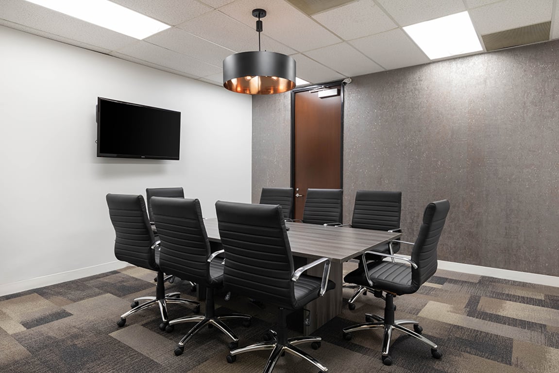 An interior shot of 8 Person Meeting Room