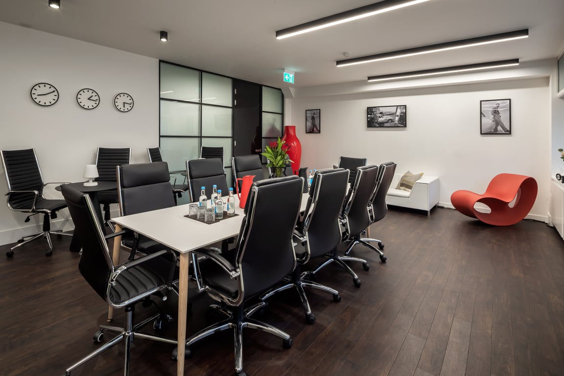 An interior shot of W1 Workspace