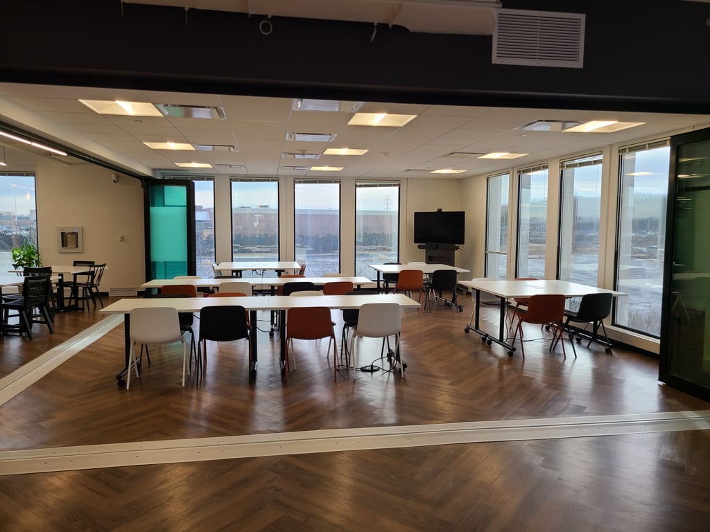 An interior shot of Venture Hub