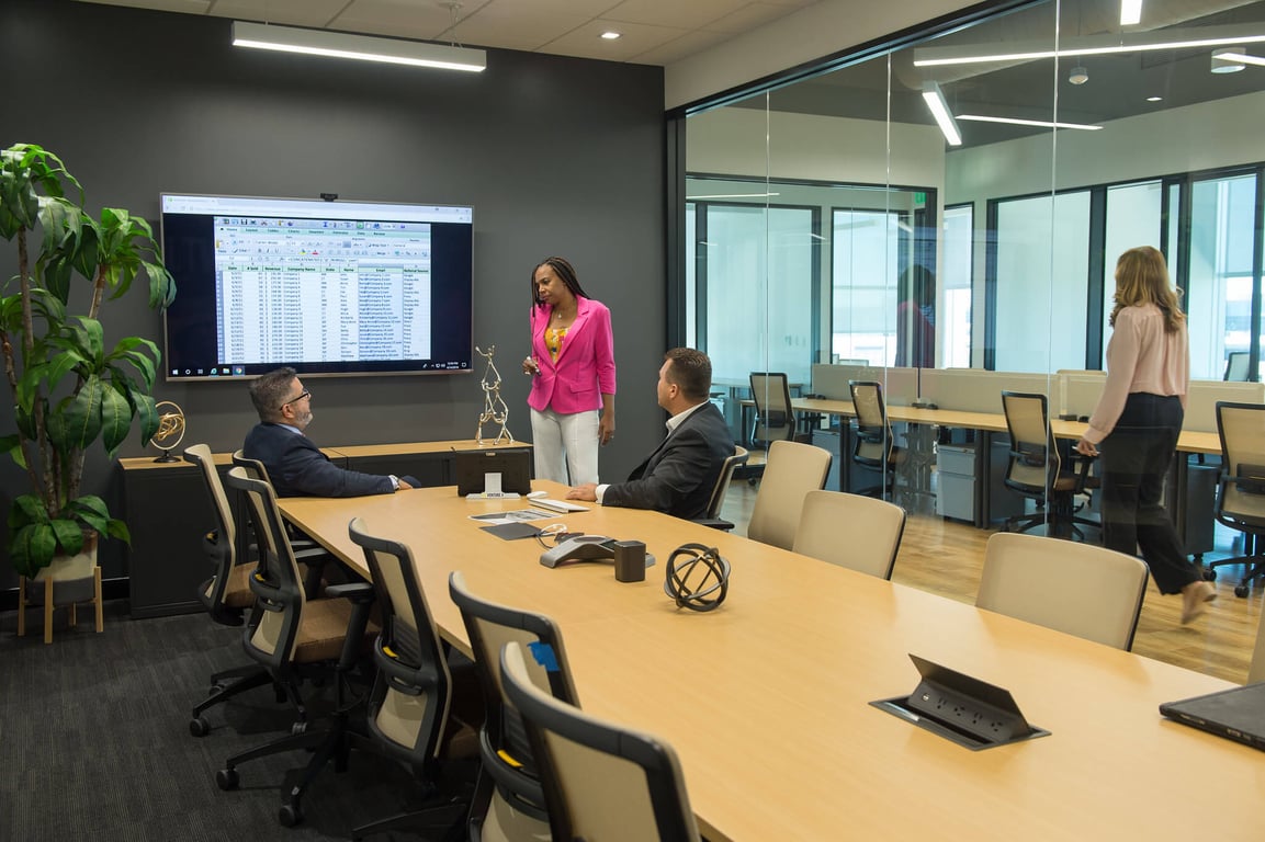 An interior shot of Medium Conference Room