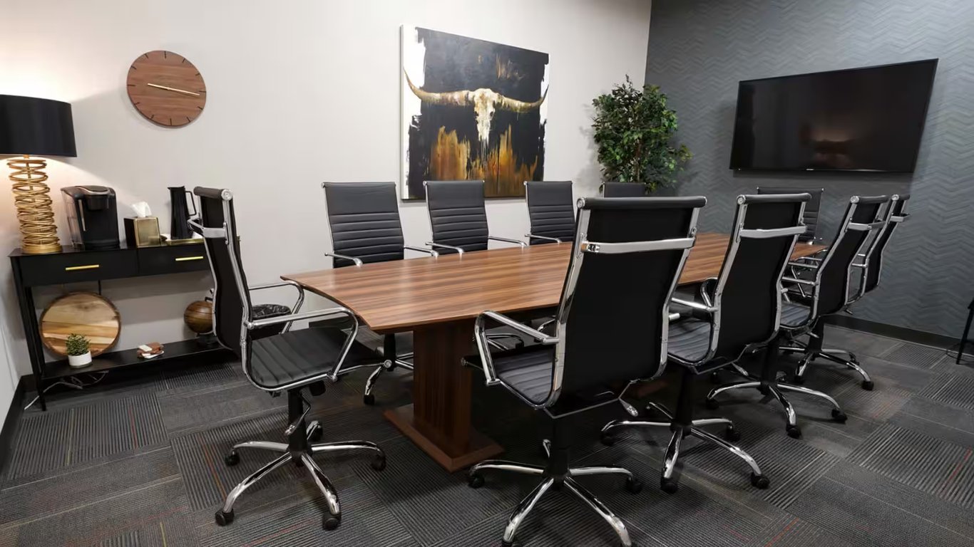 An interior shot of The Longhorn Room