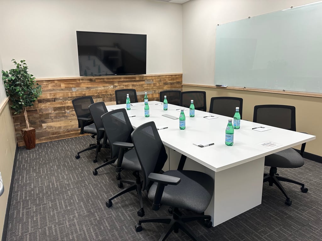 An interior shot of Edina-Boardroom