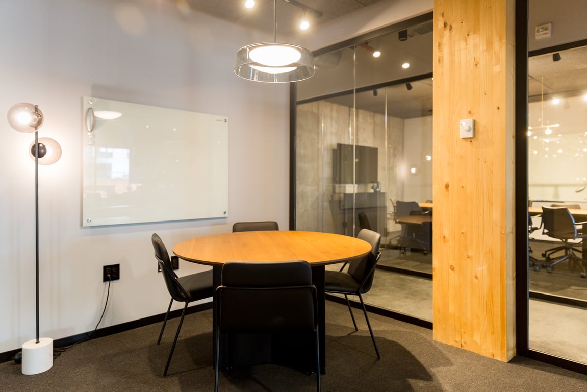 An interior shot of Huddle Room A
