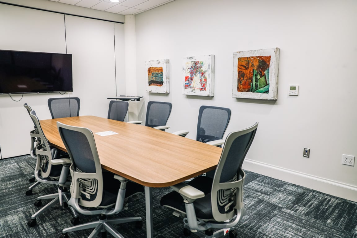 An interior shot of Conference Room X