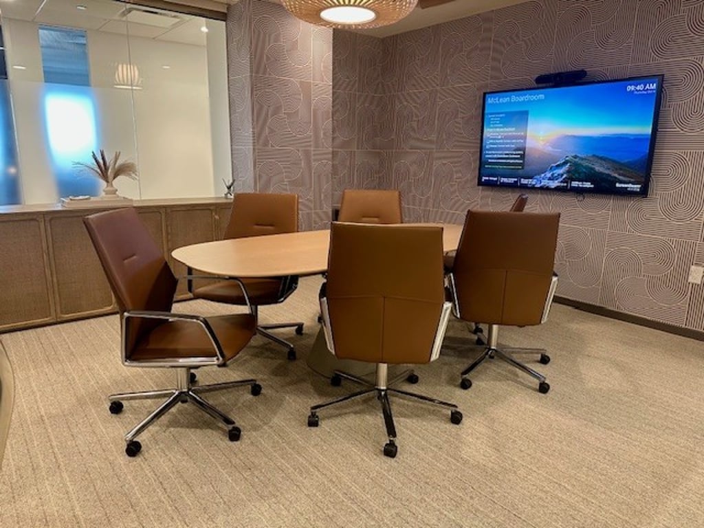 An interior shot of McLean Room