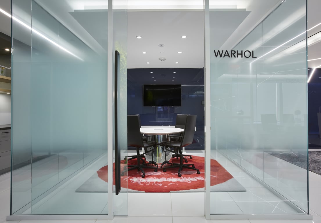An interior shot of Warhol Conference Room