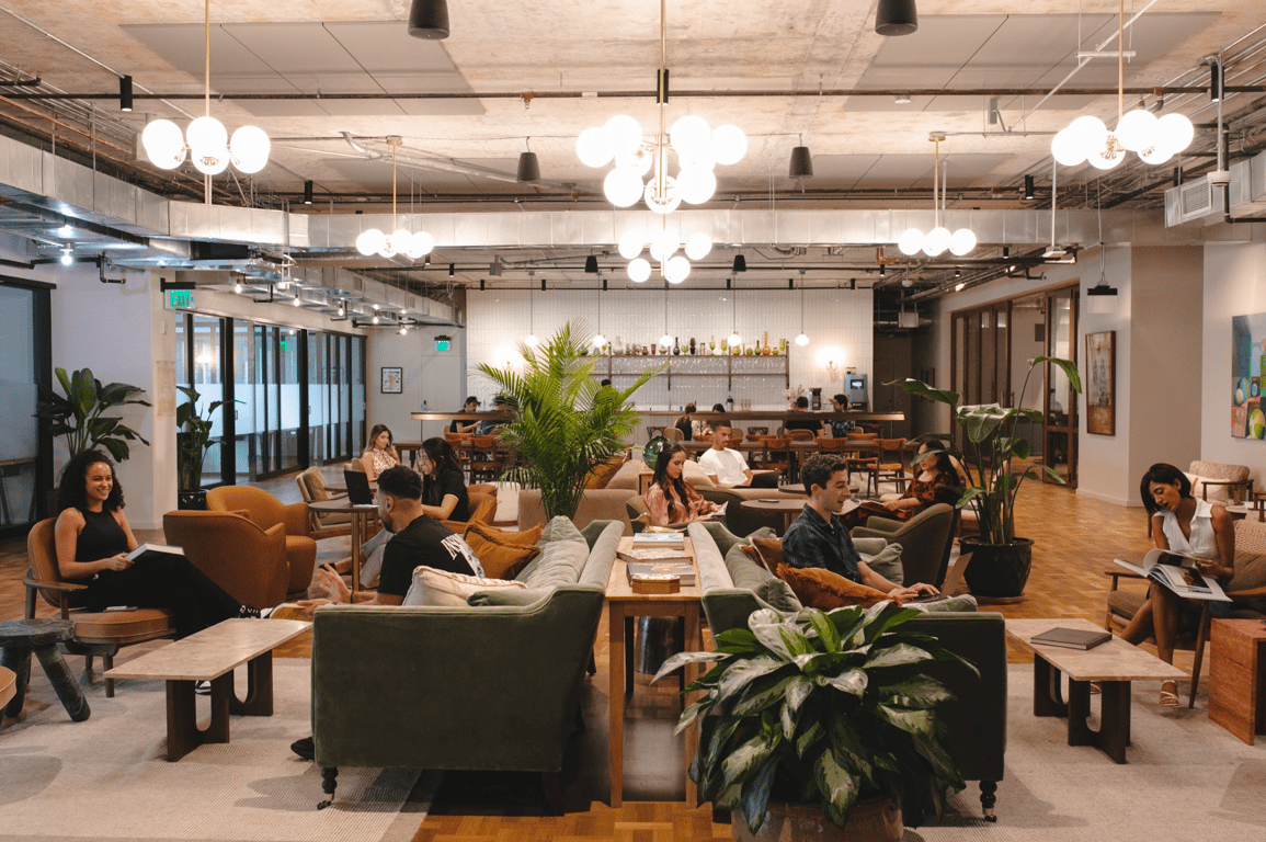 An interior shot of Event Space