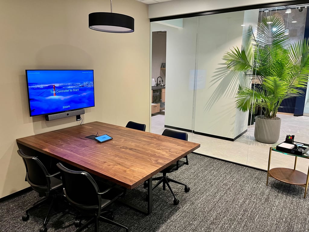 An interior shot of Conference P