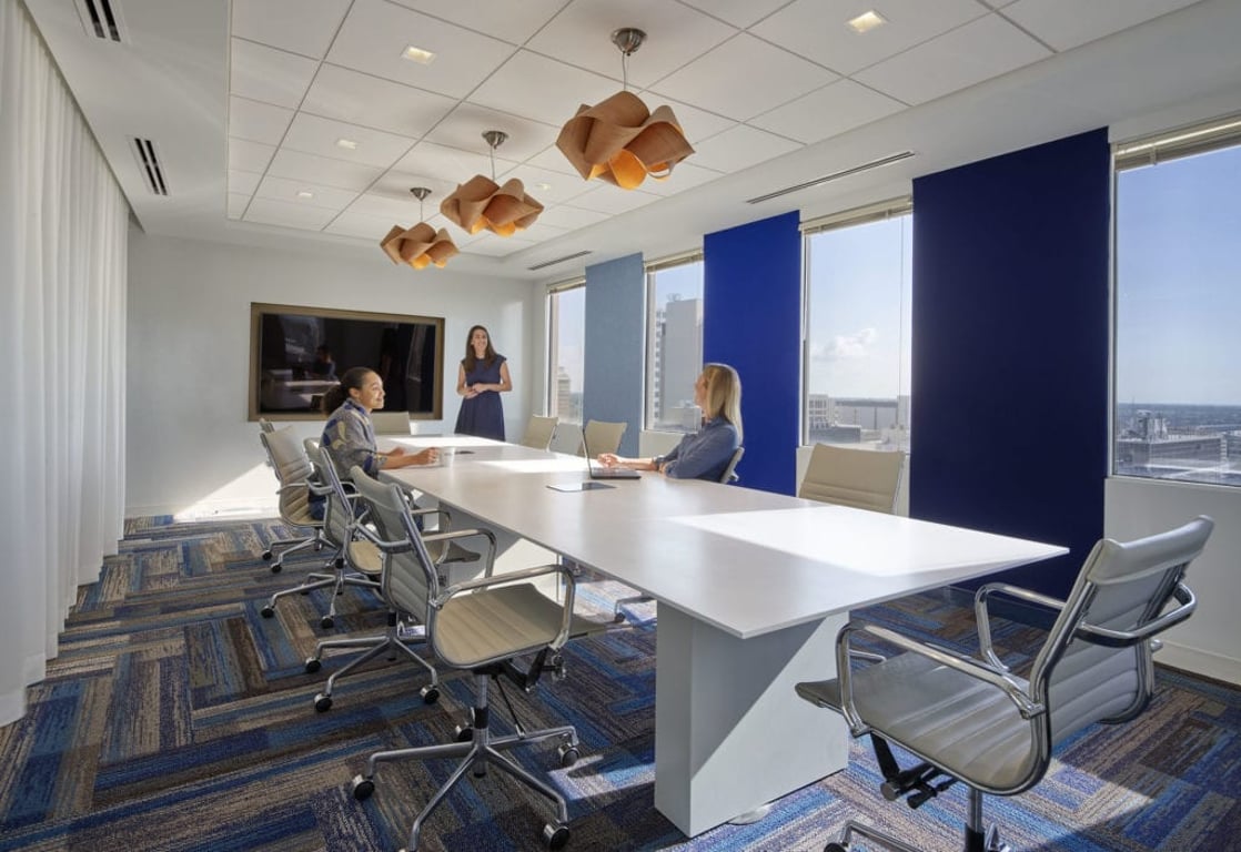 An interior shot of Large Conference Room