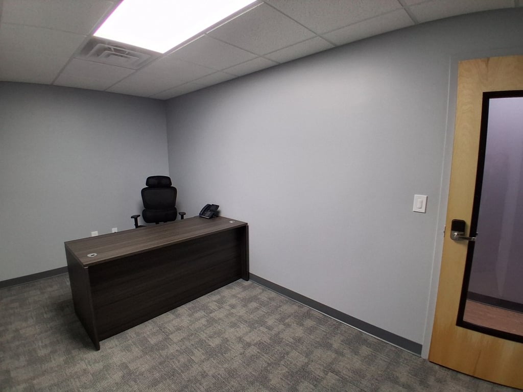 An interior shot of Office 107