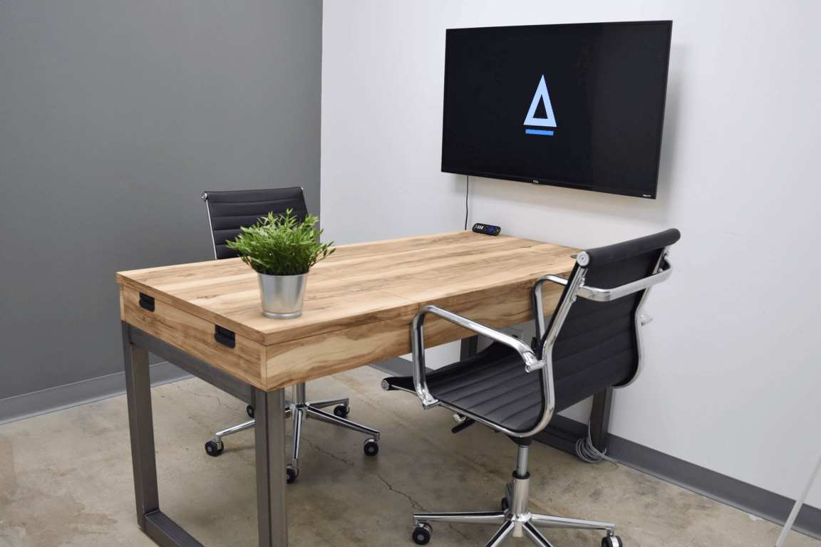 An interior shot of Private Office (Best for 1-2 persons)