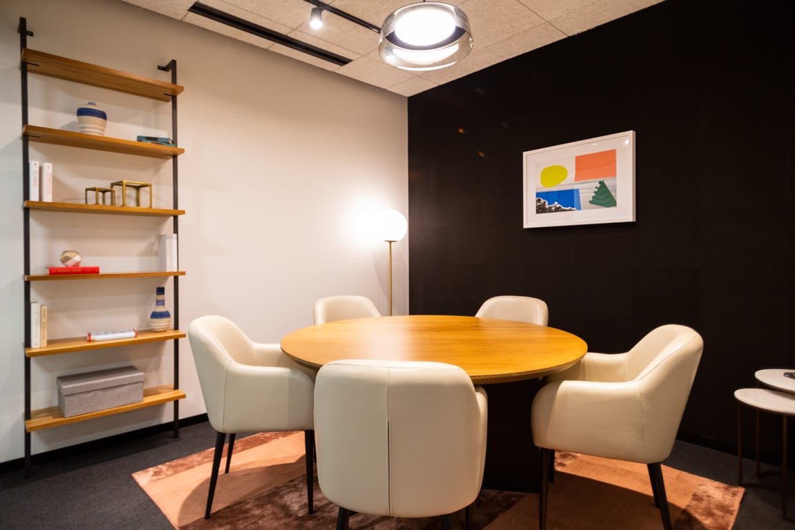 An interior shot of Conf Room C