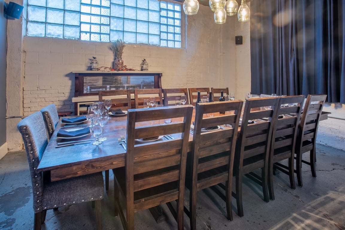 An interior shot of Dining / Conference Room