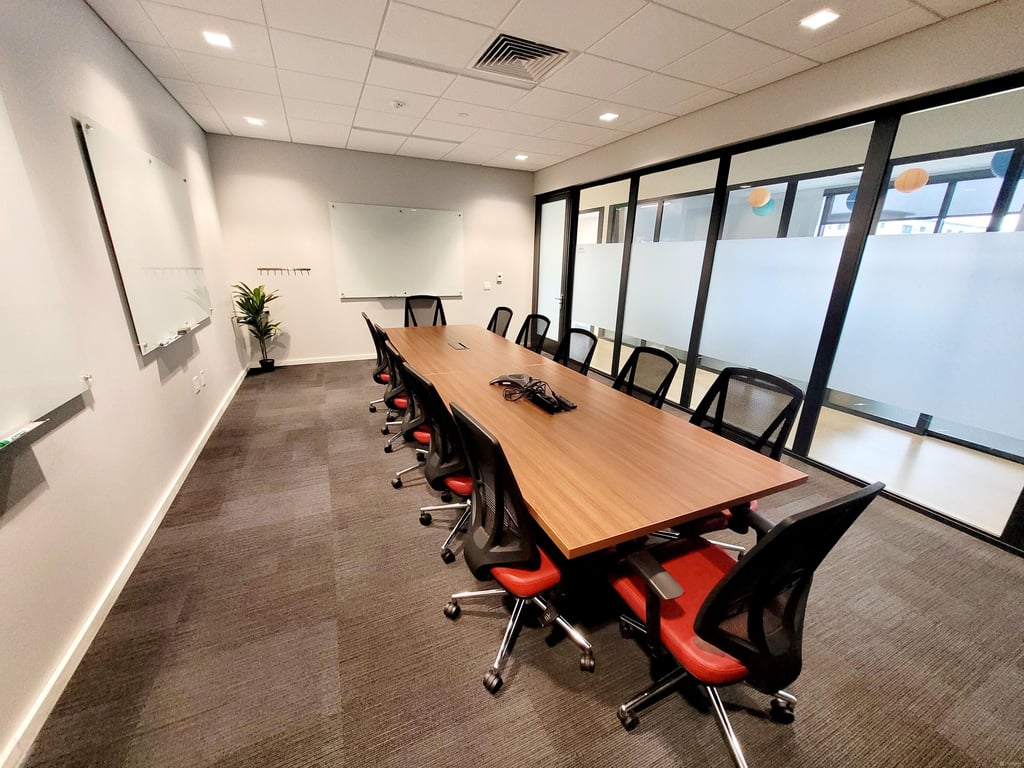 An interior shot of Sargas Boardroom