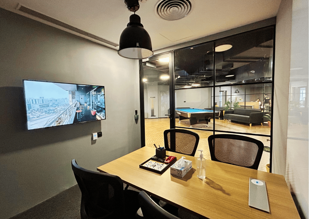 An interior shot of Meeting Room  - 4 seats