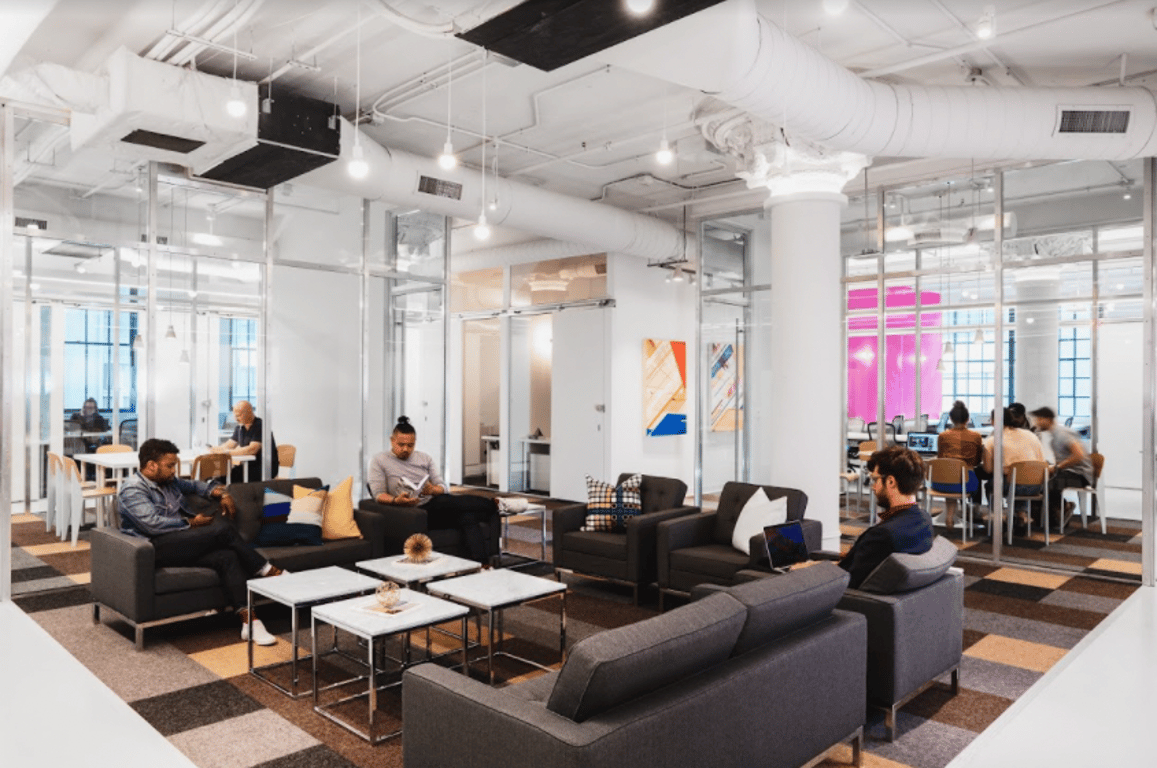 An interior shot of The Yard - Center City