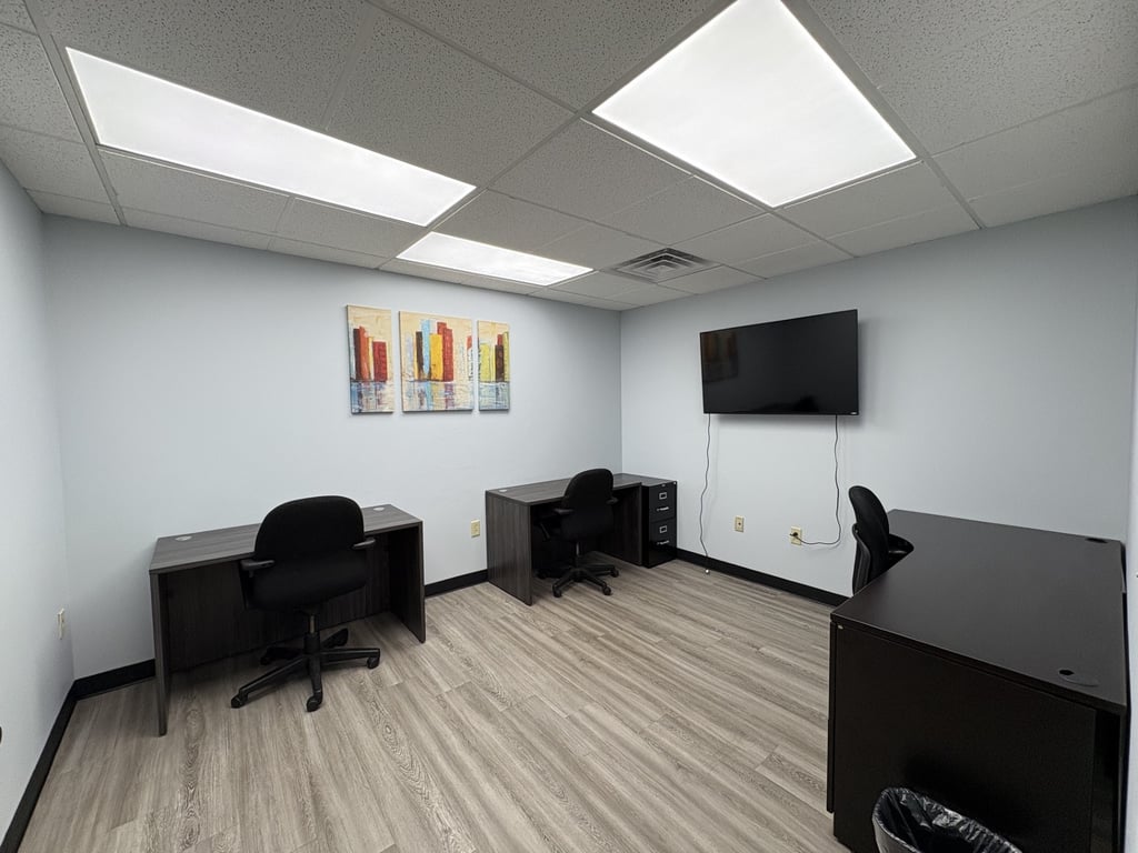 An interior shot of Private office D2 - Shrewsbury