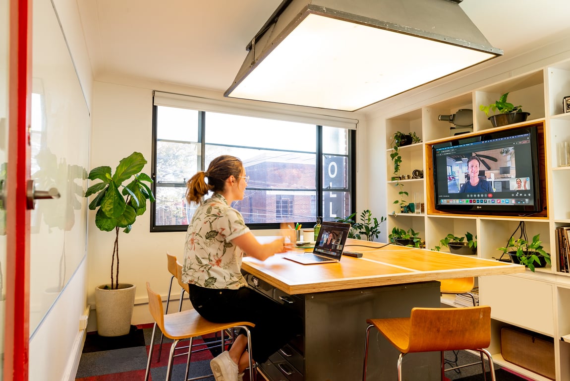 An interior shot of Meeting Room