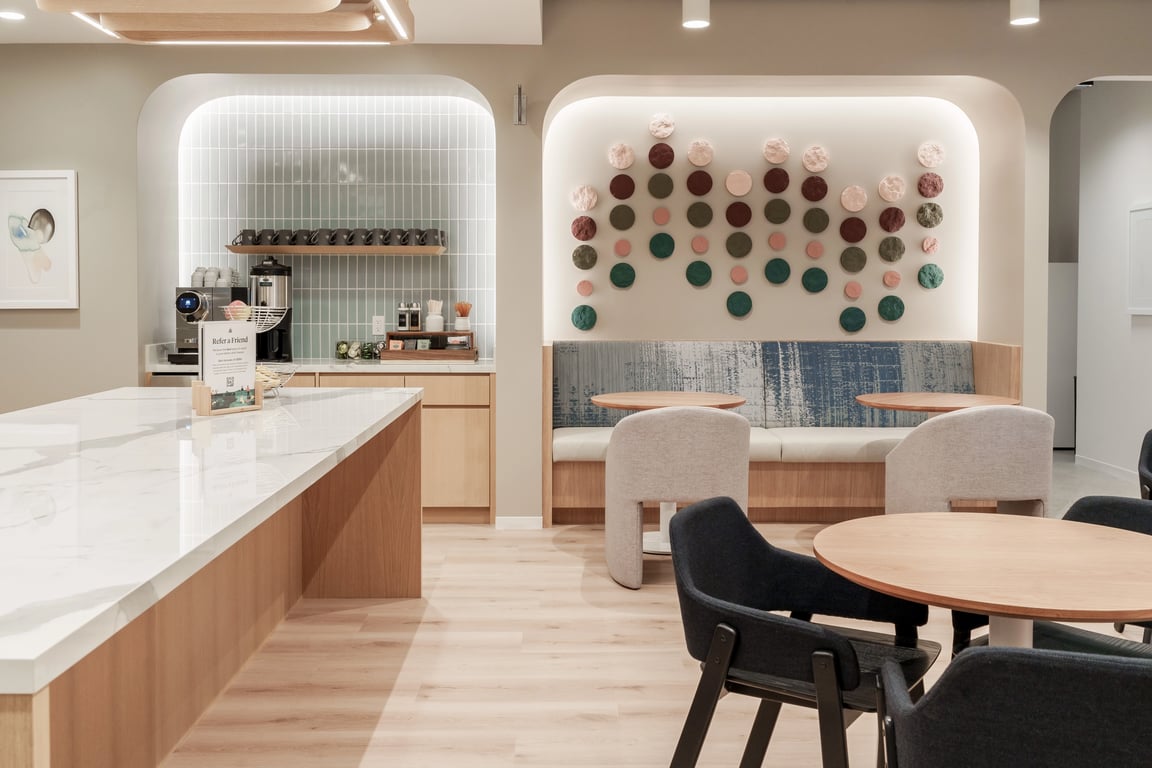 An interior shot of Industrious - Santa Monica