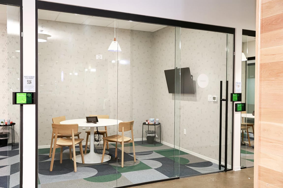 An interior shot of Wards Corner Huddle Room
