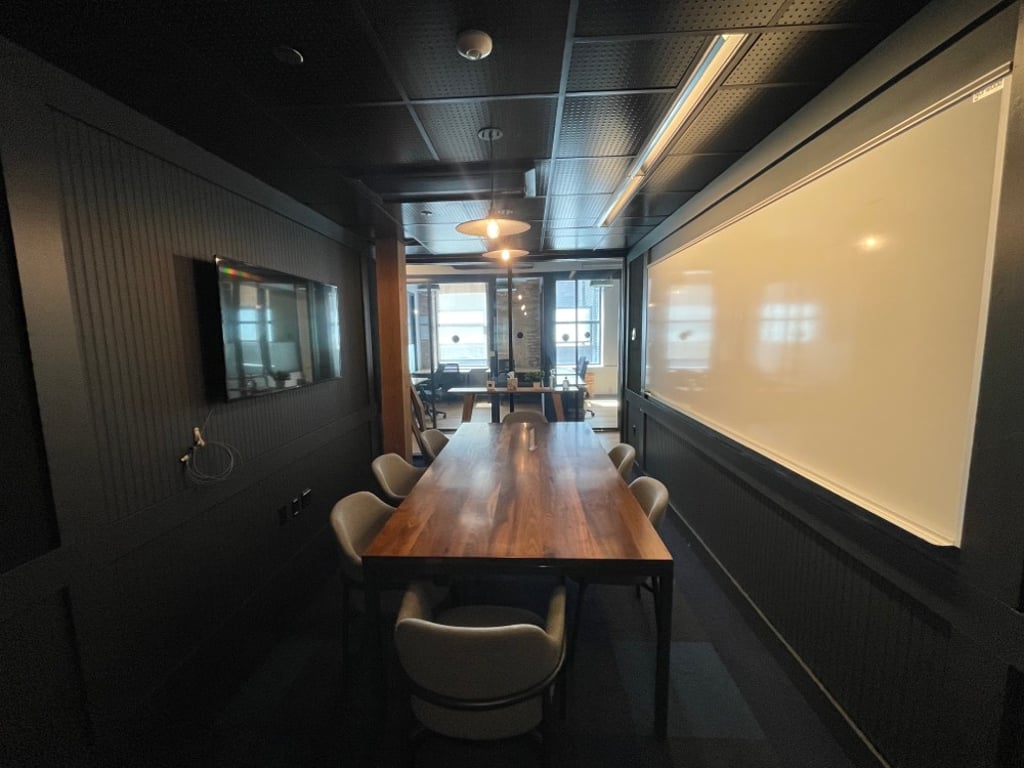 An interior shot of Morgan Conference Room