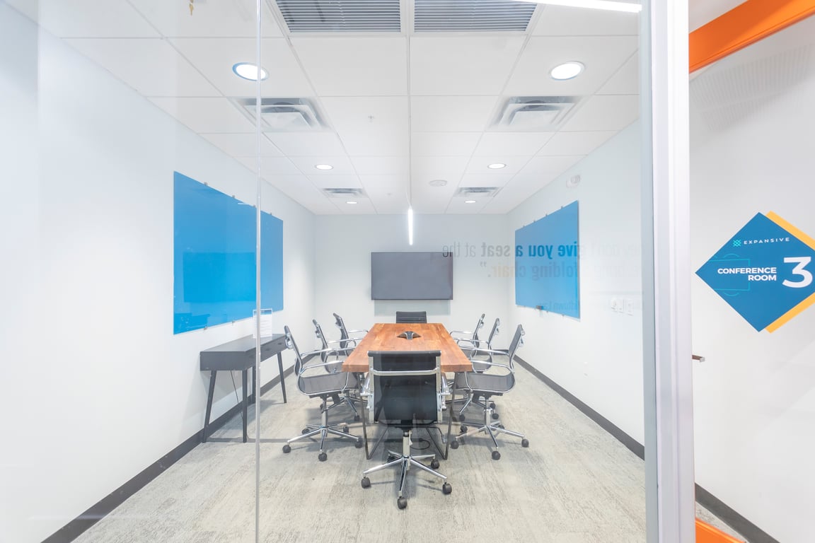 An interior shot of Conference Room 3