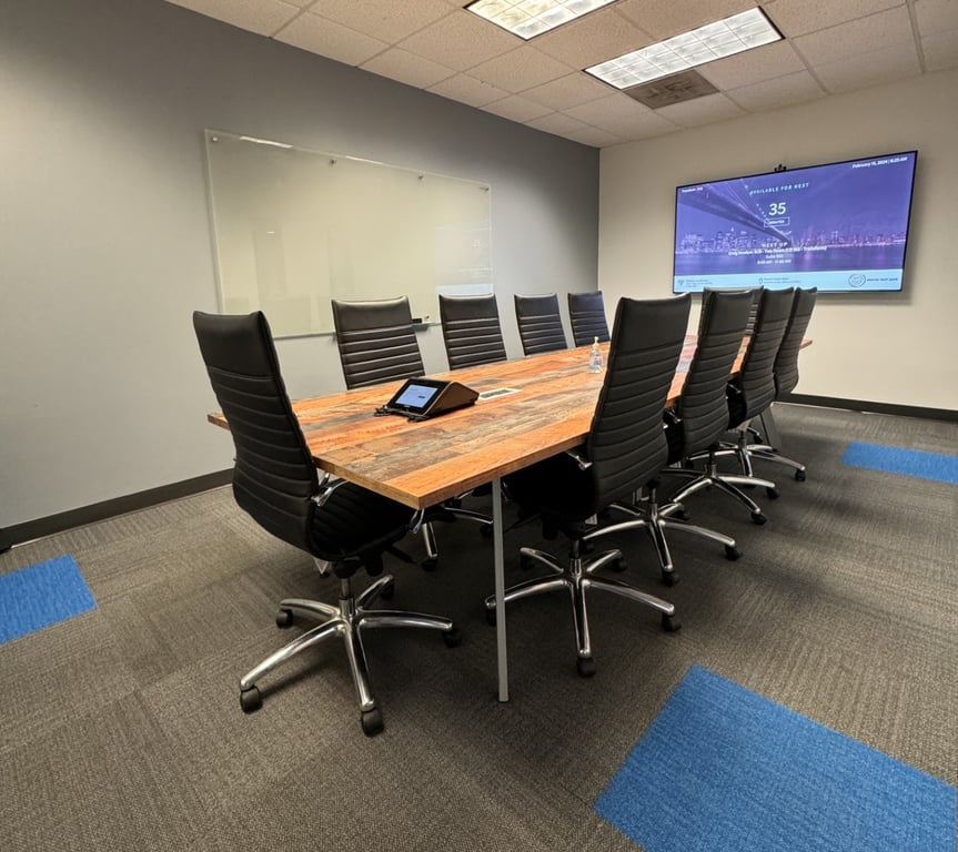 An interior shot of Transform: Conference Room 502