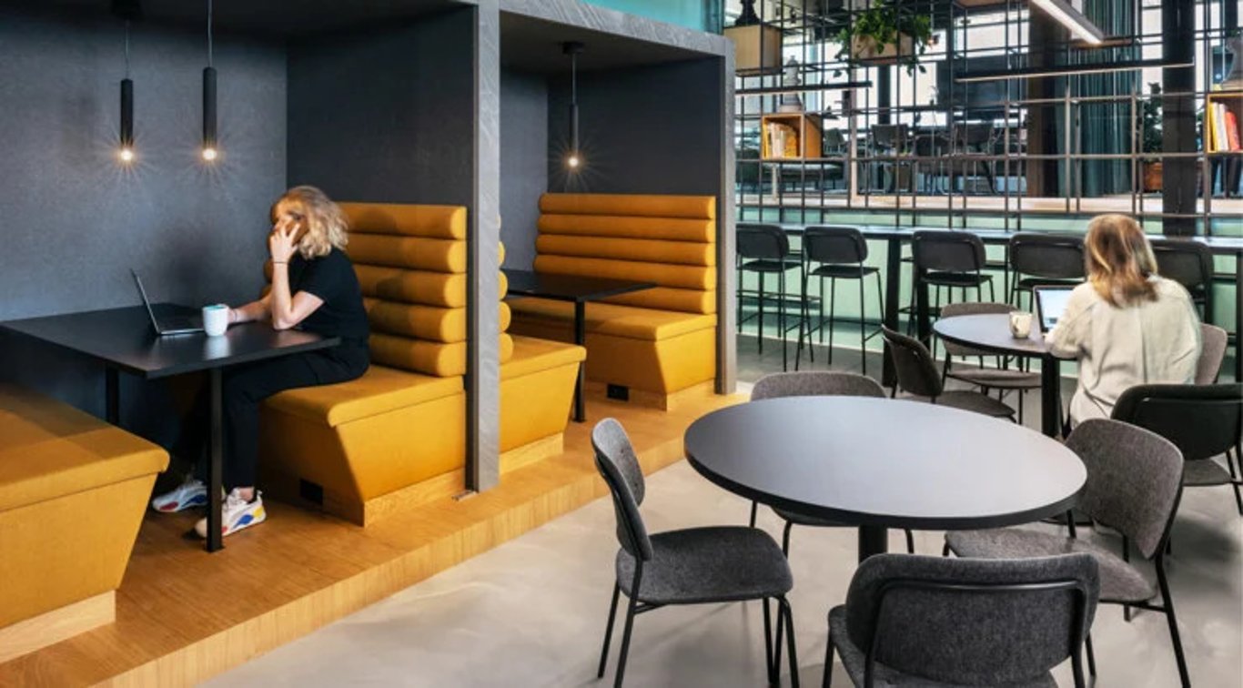 An interior shot of The Social Hub - Barcelona