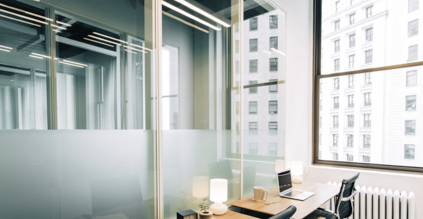 An interior shot of 1 person private office
