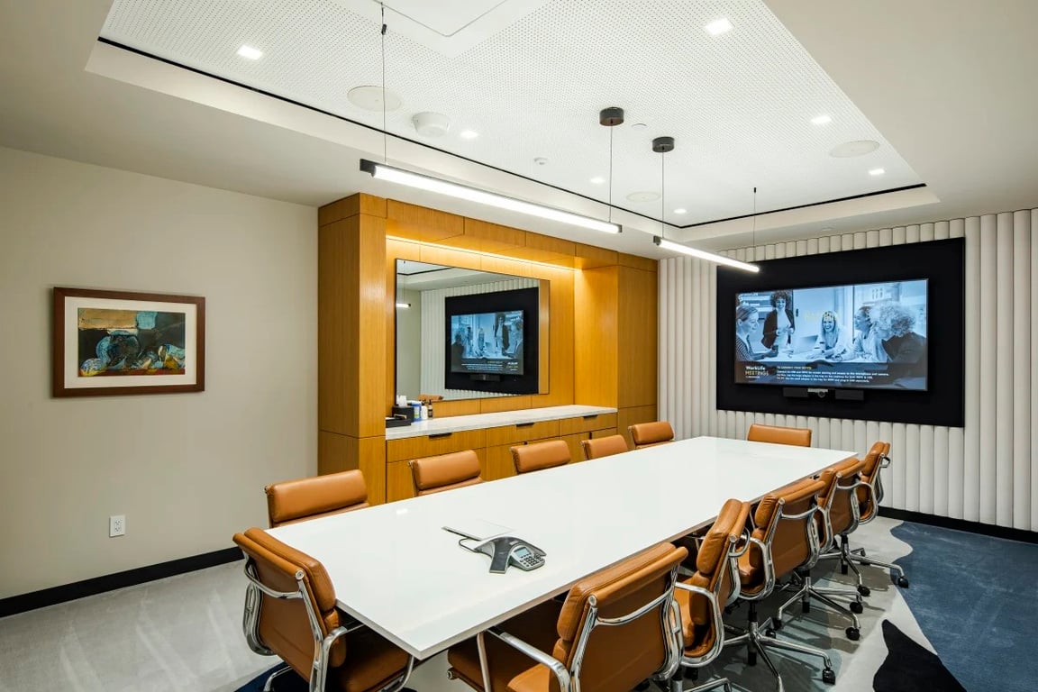 An interior shot of Redbud