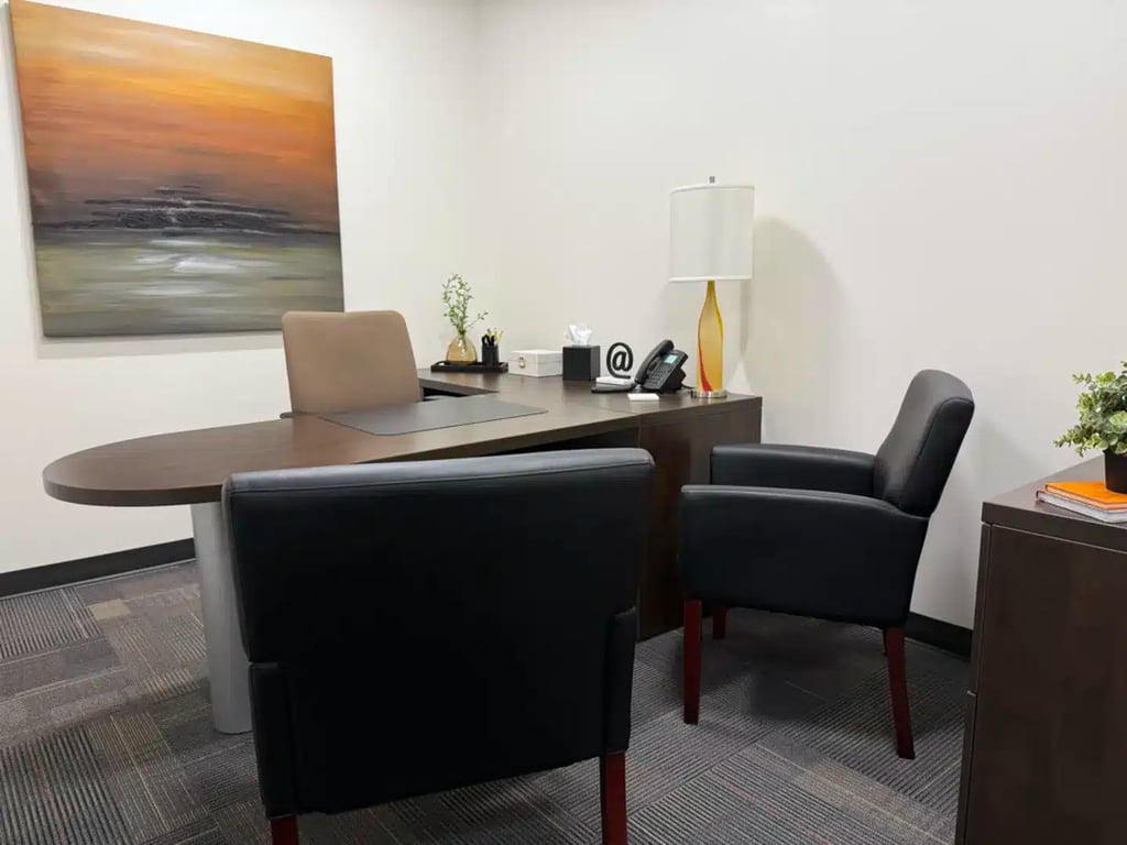 An interior shot of Private Office at Legacy Plaza