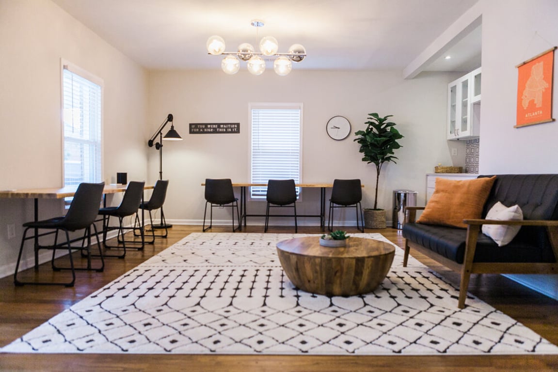 An interior shot of Revival Coworking