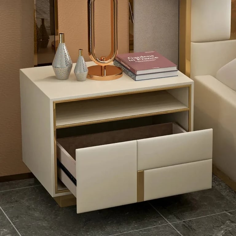 Picture of Klasio Nightstand Natural wood - One drawer