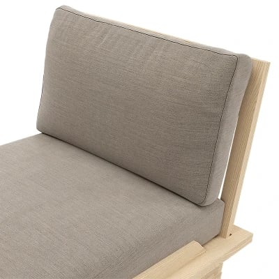 Picture of Wilson Classic Armchair – Natural Wood with Cushions