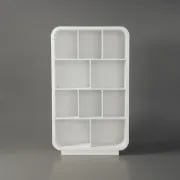 Picture of Picanto Bookcase with 4 Shelves - Natural Wood