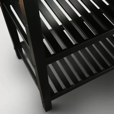 Moppi Solid Wood kitchen Island With Shelves