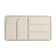 Picture of Archa Natural Wood  Sideboard – Sculpted Front with Soft Rounded Edges