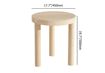 Picture of Kailie modern natural wood Side table
