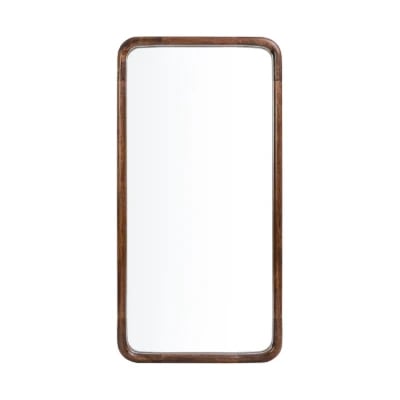 Aisja Rectangle Wood Wall Mirror
