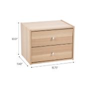 Denny Stackable 2 Drawer Storage Chest