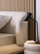 Picture of Levena Natural Wood Upholstered Bed