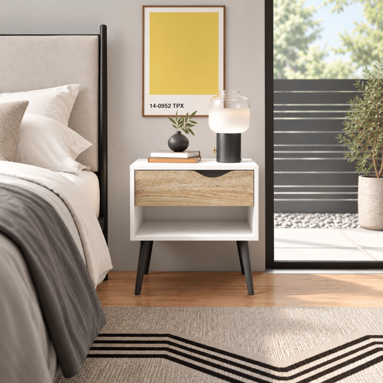 Karna Drawer Nightstand