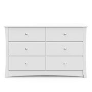 Crescent 6 Drawer Double Dresser