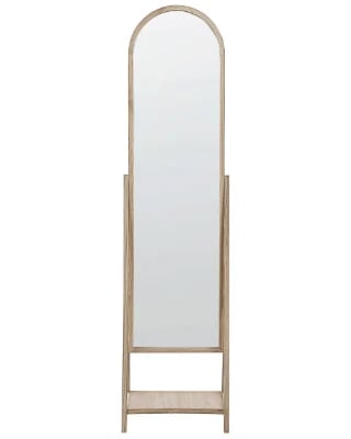 Picture of Vérité Floor Mirror- Natural Wood.