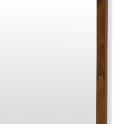 Brown Rectangle Wood Leaner Mirror 