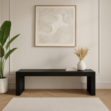 صورة مقعد لازار الخشبي  بتصميم مميز وفريد