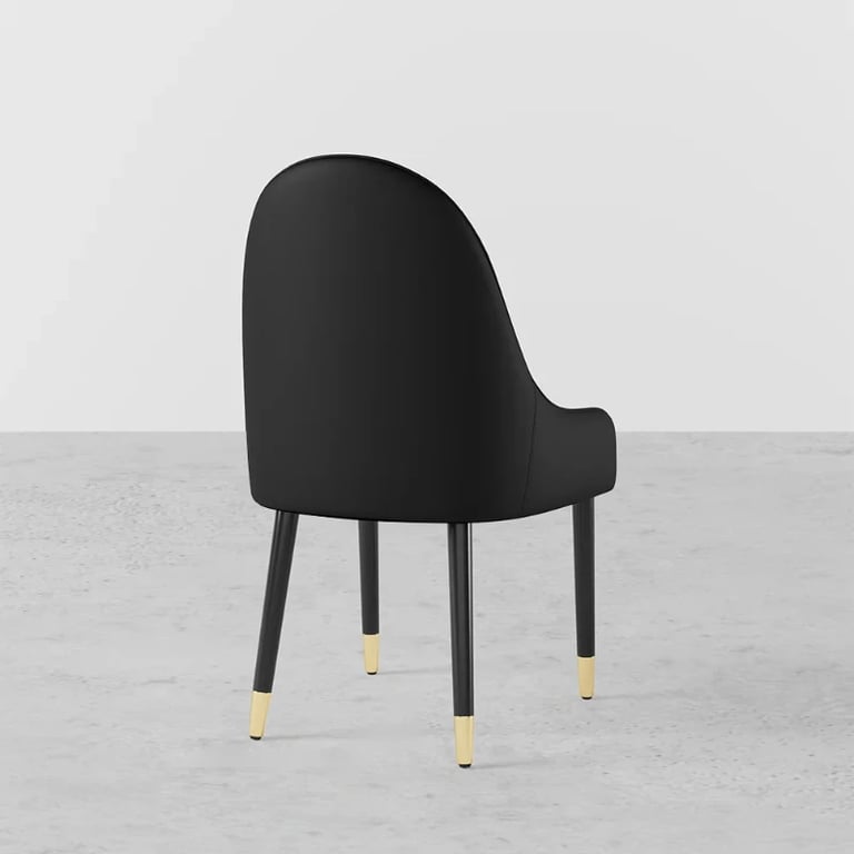 صورة كرسي طعام فيرا لوكس مع خشب طبيعي