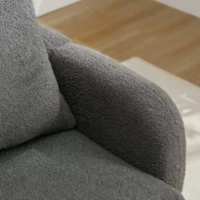 Picture of Velvera Velvet Armchair – Soft Comfort with Natural Wood Legs