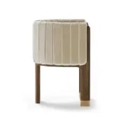 صورة كرسي أرلين العصري – مصنوع من الخشب الطبيعي  واستيل مقاوم للصدأ